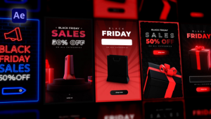 Videohive Black Friday Sales Stories 49146901 Product Promo template preview