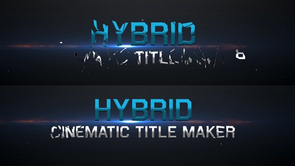 Videohive Hybrid - Cinematic Title Maker Titles template preview