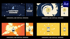 Videohive Christmas Morphing Logo | for After Effects Logo Stings template preview
