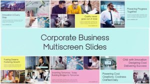 Videohive Minimal Multiscreen Corporate Business Slideshow Openers template preview