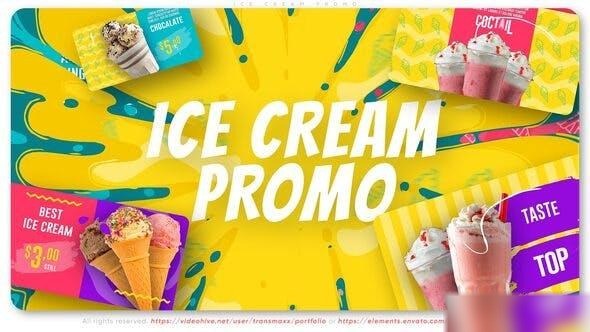 Videohive Ice Cream Promo Product Promo template preview