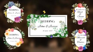 Videohive Romantic Floral Titles Titles template preview