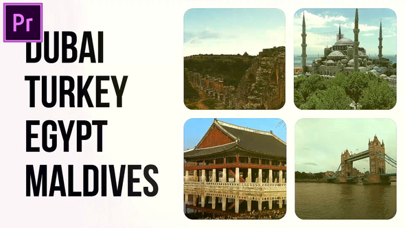 Travel Opener | MOGRT for Premier Pro Premiere Pro template preview