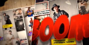 Comic Book Template Video Displays template preview