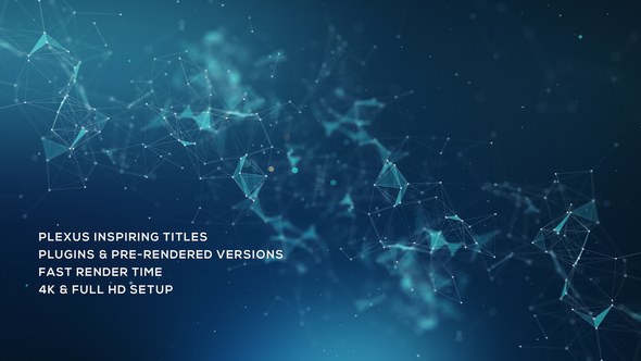 Videohive Plexus Inspiring Titles Openers template preview
