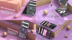 Videohive Dynamic 3D promo Product Promo template preview