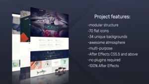 Dynamic Website Presentation Pack Video Displays template preview