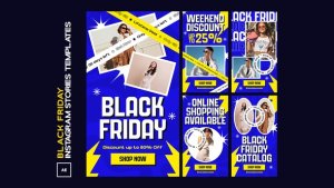 Videohive Black Friday Instagram Stories 48049725 Product Promo template preview