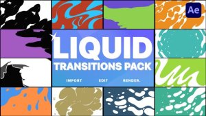 Videohive Simple Liquid Transitions | After Effects 42641628 Elements template preview