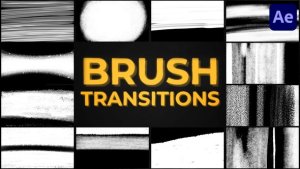 Videohive Brush Transitions | After Effects 39669813 Elements template preview