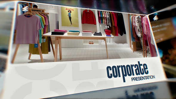Videohive Corporate Presentation 59286942 Video Displays template preview