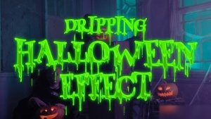 Videohive Dripping Halloween Effect Titles template preview