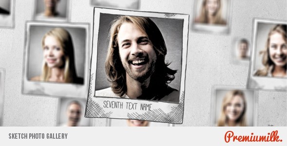 Videohive Sketch Photo Gallery Openers template preview