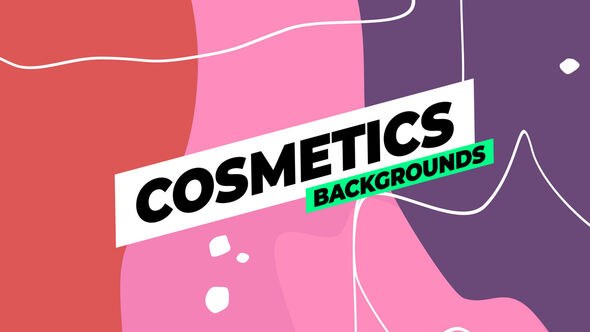 Videohive Cosmetics Backgrounds Elements template preview