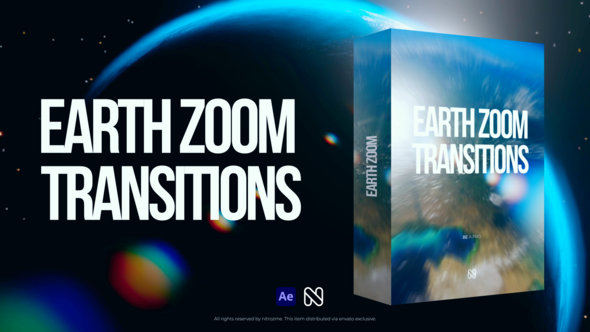 Videohive Earth Zoom Transitions Elements template preview