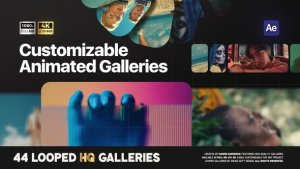 Videohive Animated Galleries | Carousel & Sliders Elements template preview