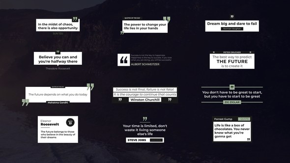 Videohive Modern Quotes Titles 59198786 Titles template preview