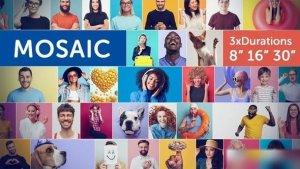 Videohive Mosaic Logo Opener 37900612 Openers template preview