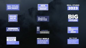 Videohive Big Titles | AE 46382111 Titles template preview