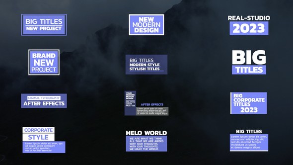 Videohive Big Titles | AE 46382111 Titles template preview