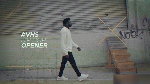 Videohive VHS Hip-Hop Openers template preview