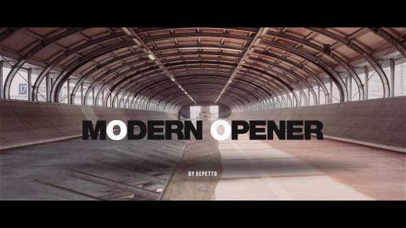 Modern Opener Video Displays template preview