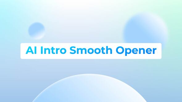 Videohive AI Intro Smooth Opener Openers template preview