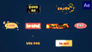 Videohive Fire Titles for After Effects Titles template preview