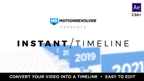 Videohive Instant Corporate Timeline Video Displays template preview