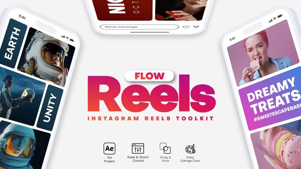 Videohive ReelsFlow - Instagram Reels Toolkit Elements template preview