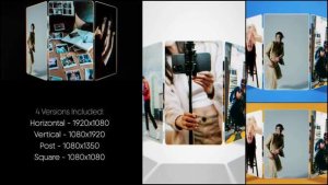 Videohive Motion Column Gallery Openers template preview