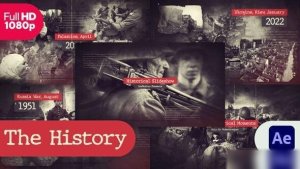 Videohive Historical Slideshow / Vintage Documentary / Old Memories Photo Album Openers template preview