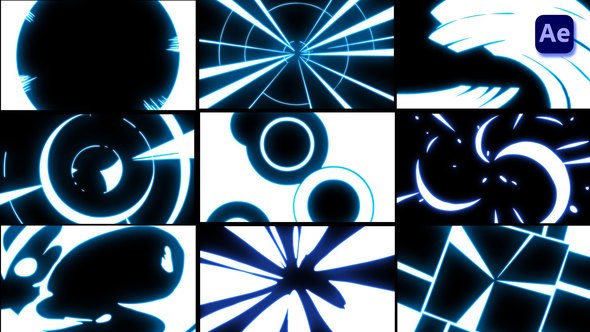 Videohive Energy hand-drawn Transitions [After Effects] Elements template preview