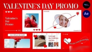 Videohive Valentine's Day Promo Openers template preview