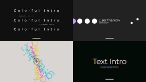 Videohive Text Intro 53237306 Openers template preview