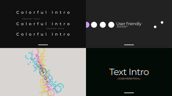 Videohive Text Intro 53237306 Openers template preview