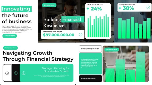 Videohive Corporate Infographic 57799196 Video Displays template preview