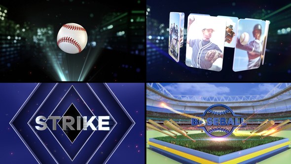Videohive Baseball Bumper 2 Logo Stings template preview