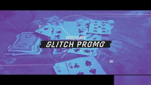 Videohive Modern Glitch Promo 20133087 Openers template preview
