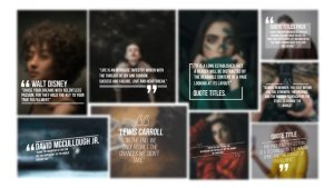 Videohive Quotes | After Effects 46173975 Titles template preview