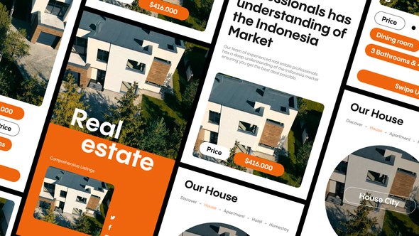 Videohive Real Estate Stories Pack 51847714 Product Promo template preview