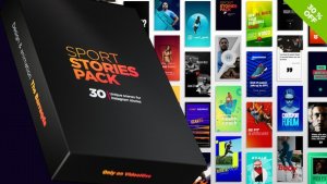 Instagram Stories Video Displays template preview