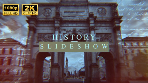 Videohive Abstract History Timeline Video Displays template preview