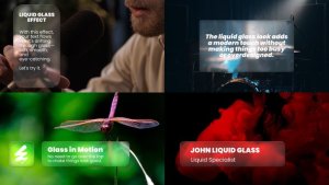 Videohive Liquid Glass Elements template preview