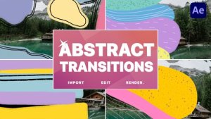Videohive Abstract Colorful Seamless Transitions | After Effects Elements template preview