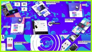 Dynamic Website Presentation Video Displays template preview