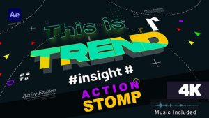 Videohive Stomp - Action Typography Product Promo template preview