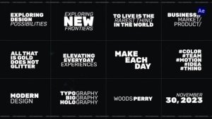 Videohive Text Animation | AE 52940649 Titles template preview