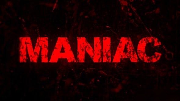 Videohive Maniac Grunge Opener Logo Stings template preview
