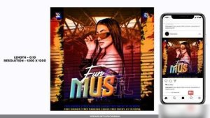 Videohive Night Club Flyer v3 Openers template preview